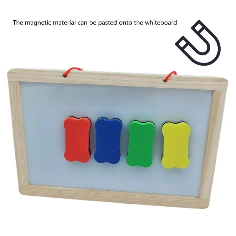 4 أجهزة كمبيوتر مغناطيسية للمحواة المغناطيسية للمحوون العظمي محو المكاتب المنظف للوحة للمكاتب المدرسية مكتب الفصل الدراسي