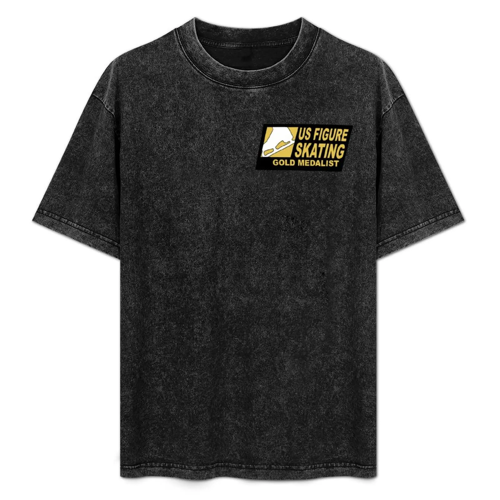 

Gold Medalist US Figure Skating T-Shirt Graphic Print Short Sleeve T-Shirt