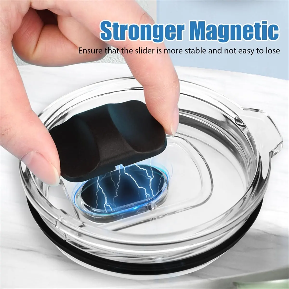 ABFW Magnetic Slider Replacement for , Lid Slider Push Block Part for Magnetic Lids 10oz,14oz,16oz,20oz,26oz,30oz