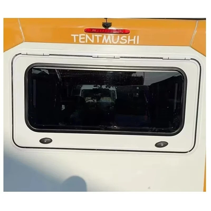 Custom RV Access Doors Factory Price 1500x700mm Aluminum Cargo Hatch Doors with Push-out Hinge Window for Caravan Campervan