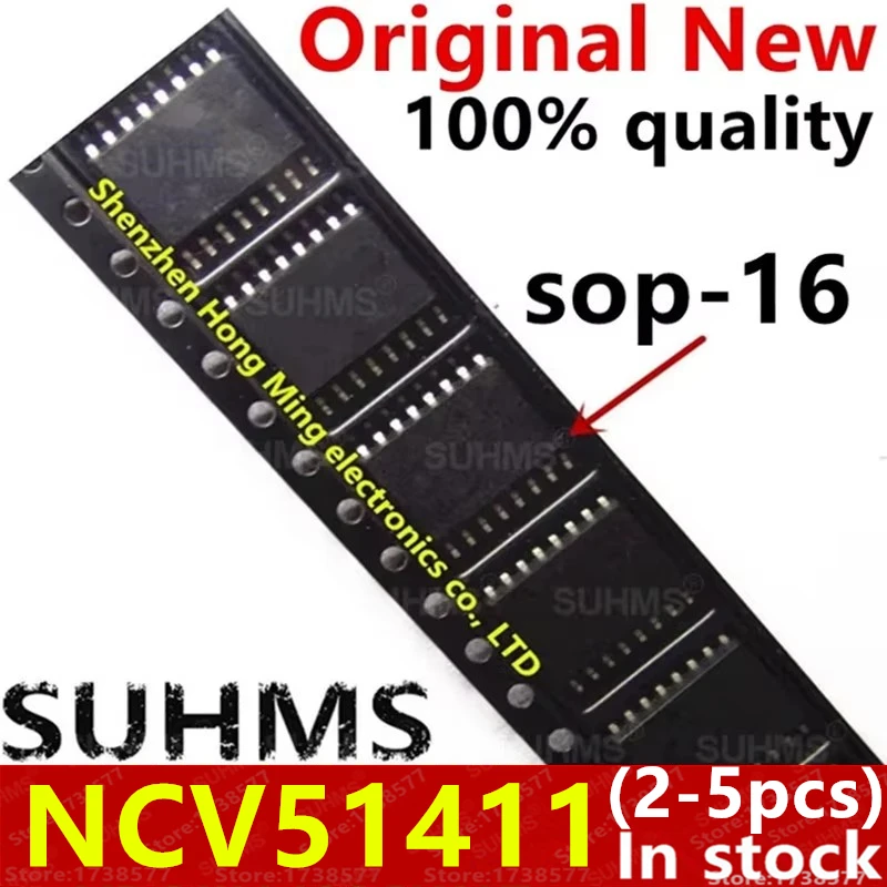 (2-5piece)100% New NCV51411 NCV51411PWR2G sop-16