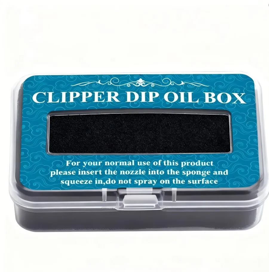Lubricating Clipper Oil Box For Hair Blade Oil Blade Rust Prevention Protection Repair Electric Push Barbershop Oil Storage Box