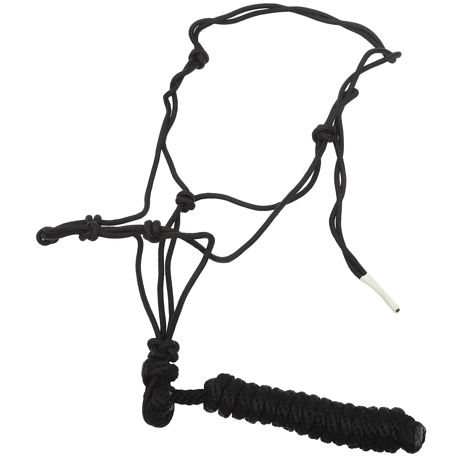 Horse Halter Professional Wear Resistant Knot Stiff Cloth Braid Training Portable Horse Supplies Bridles