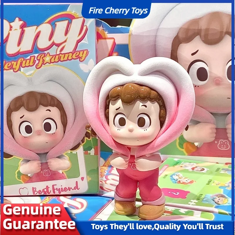 Echte Piny Wonderful Journey Series Blind Box Schattig Meisje Pop Schattig Beeldje Model Speelgoed Tafelblad Display Meisje Verjaardagscadeaus
