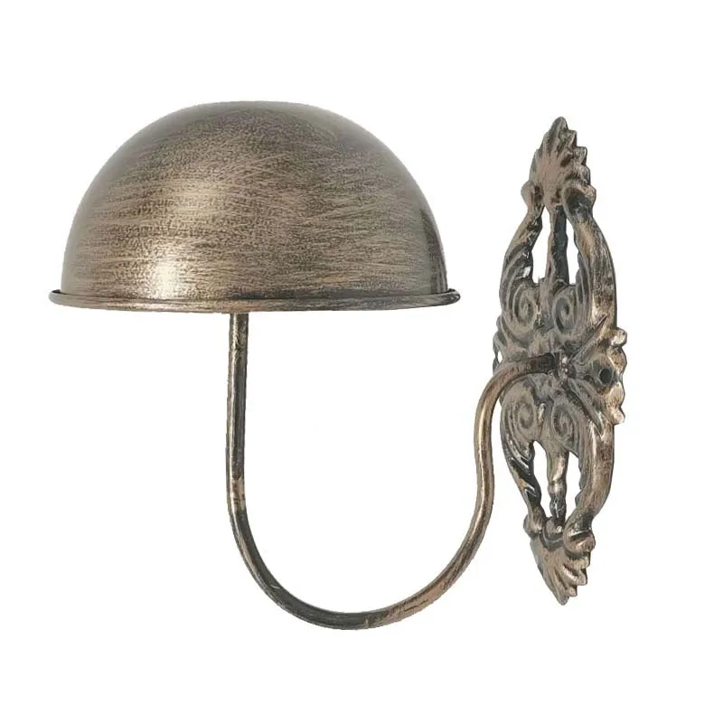 

European wall-mounted wrought iron hat, hat support, wig display rack, props and simple shelves