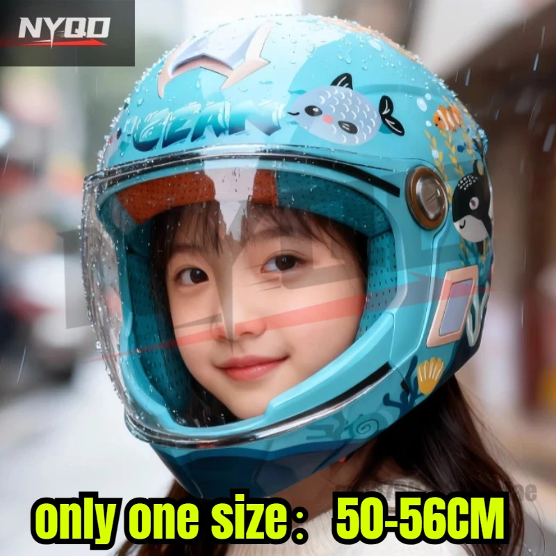 Motorbike Helmet Kids Safty High Density Cute Cartoon Lovely Skating Child Children Cycling Bicycle Helmets 4seasons Boys Girls