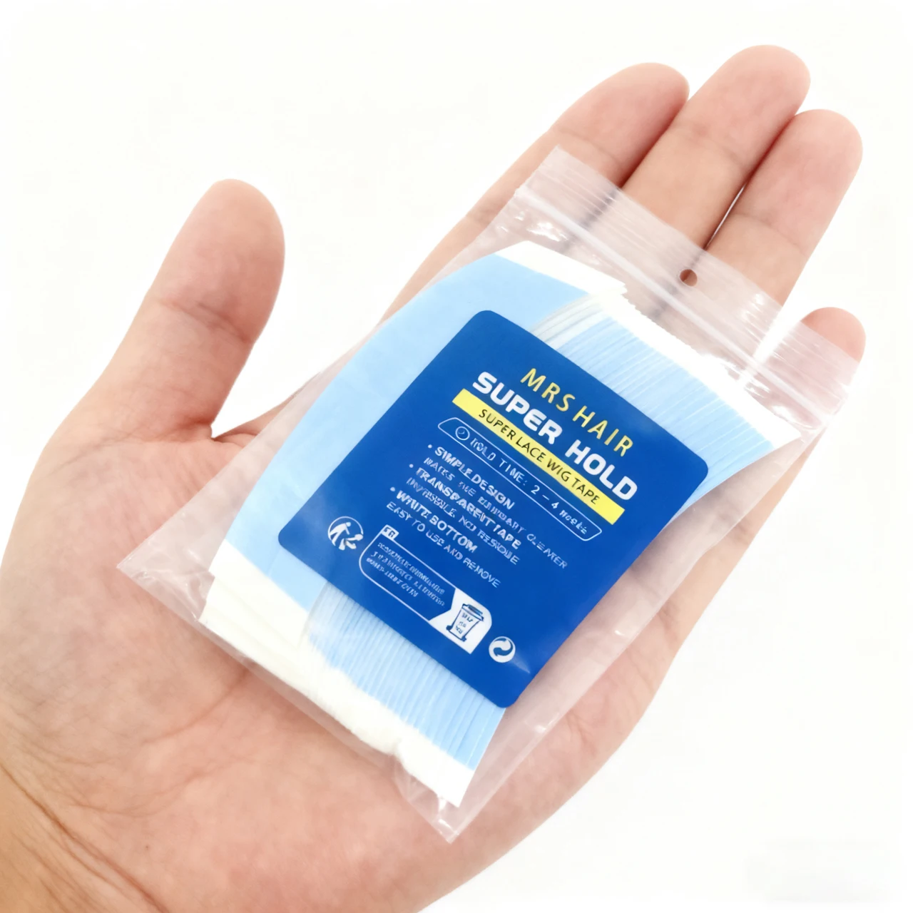 36 قطعة/180 قطعة شريط لاصق للشعر على الوجهين حزمة الأزرق الدانتيل شعر مستعار أمامي تمديد أدوات مشبك شعر لتطبيق شعر مستعار آمن #3