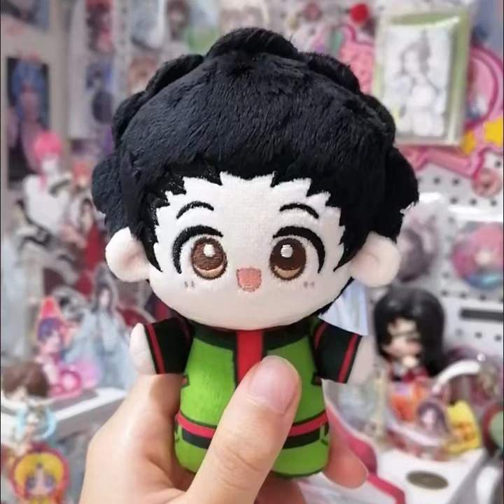 Anime Hunter x Hunter 10cm Killua Zoldyck GON Mini Body Plush Doll Kawaii Pendant Cosplay Keychain Stuffed Toys Plushie Gift Toy