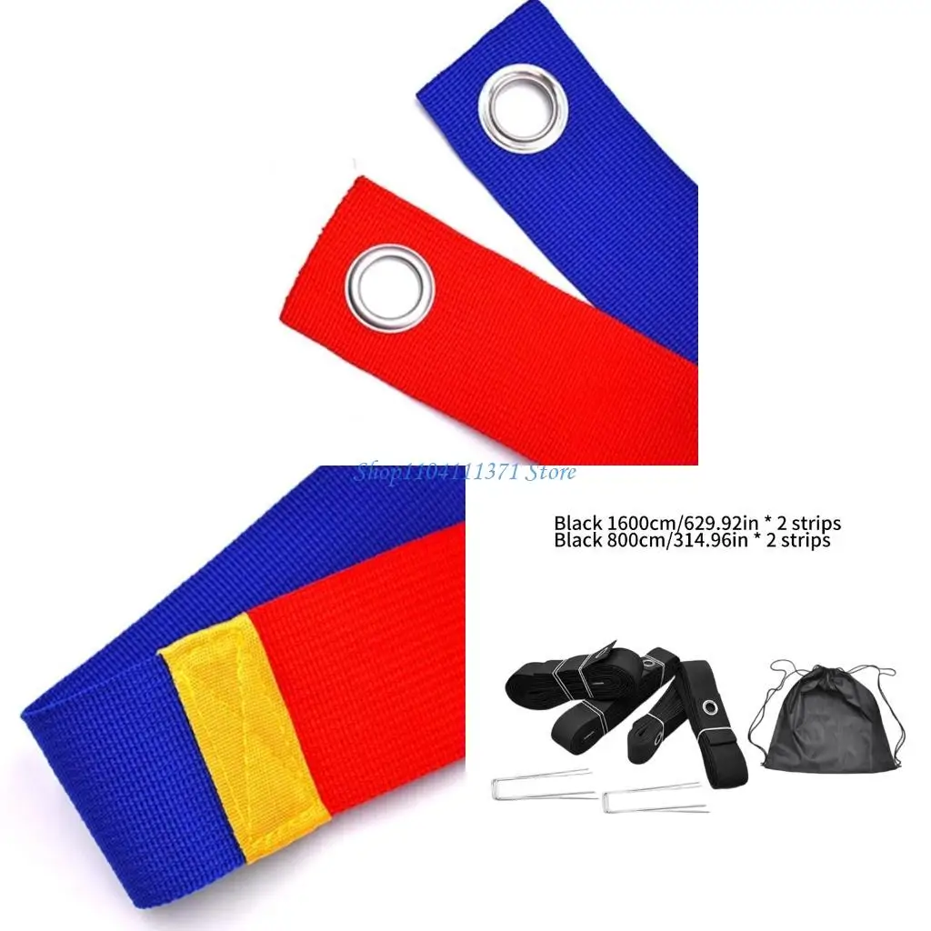

P9FC Volleyball Courts Webbing Marker Beach Volleyball Line with Ground Nails