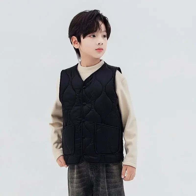 

8 Children Clothing Winter Warm Vest 11 Clothes Jacket Girls Outerwear Coat Cotton Vest 9 10 12 Years Toddler Vest Girl Clothes