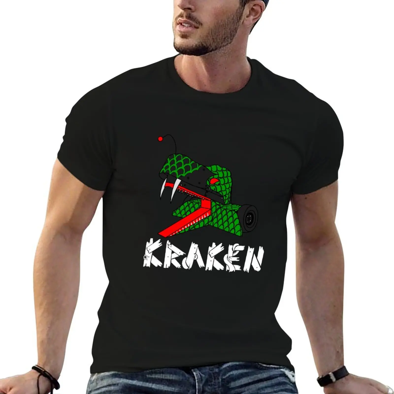 

man shirts Kraken (WC5) t t quality designer high cotton T-Shirt shirt