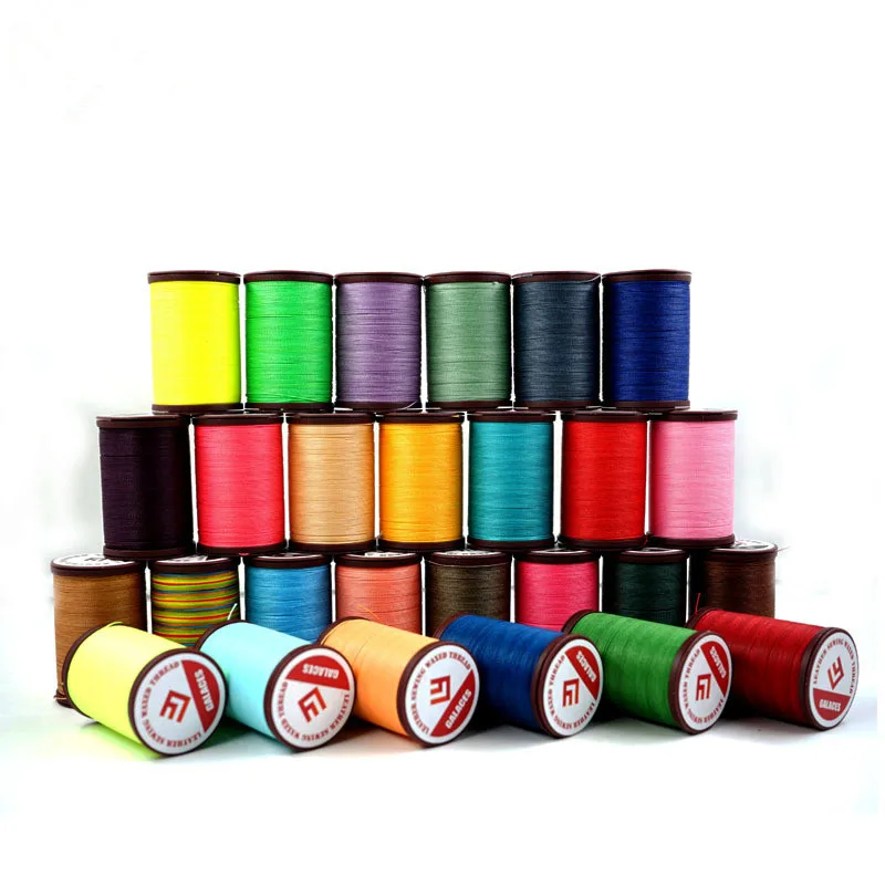 1Pcs Round Waxed Thread Polyester Cord Wax Coated Strings for Braided Bracelets DIY Accessories or Leather Craft Sewing Thread