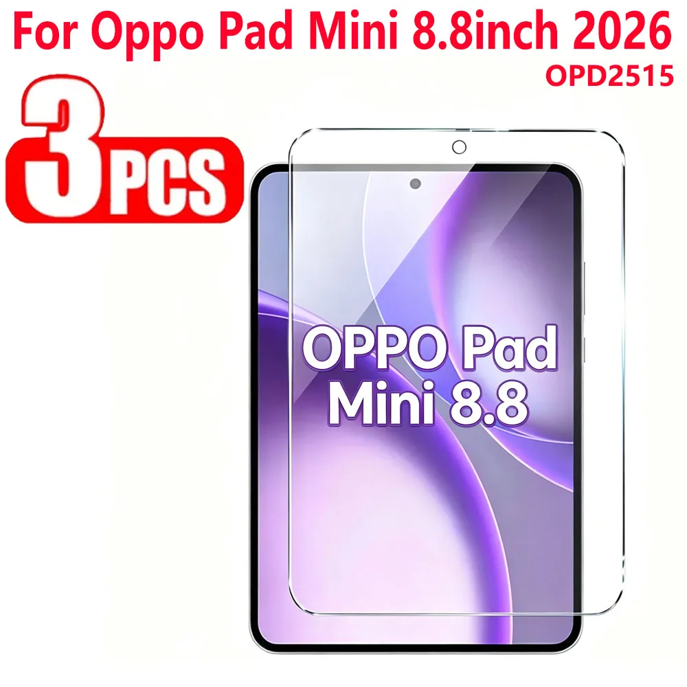For OPPO Pad Mini 8.8 inch 2026 OPD2515 9H Tempered Glass Screen Protector Tablet Anti Scratch Clear Protective Film Accessories