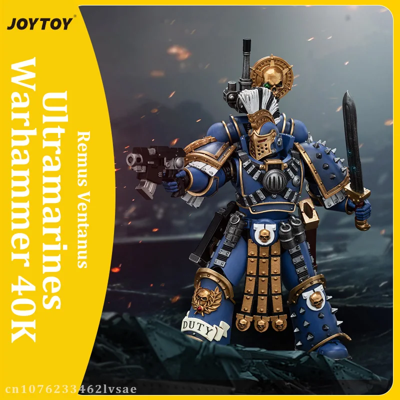 JOYTOY Warhammer 40K Ultramarines Remus Ventanus 1/18 Action Figure 14cm Anime Figurine Game Statue GK Model Collection Toy Gift