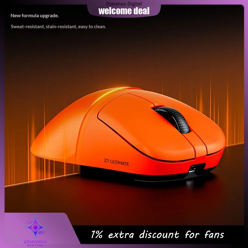 

ATK Z1V2 Master Edition 2.0 Wireless Mouse Self-Developed Ergonomic Medium to Large Hand Size for Gaming E-Sports Valorant