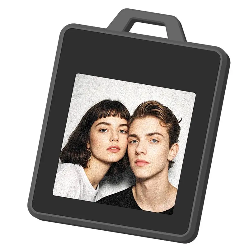 

【Shop Now】1.54 Inch 4-Color Eink Display BLE Electronic Badges Smart Mini Luggage Tag Pet IOS Locator DIY Name Tag Digital Label