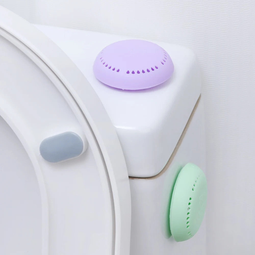 

1/20pcs Aromatherapy Solid Air Freshener Self Adhesive Bathroom Deodorization Supply Wardrobe Car Household Round Toilet Fresher