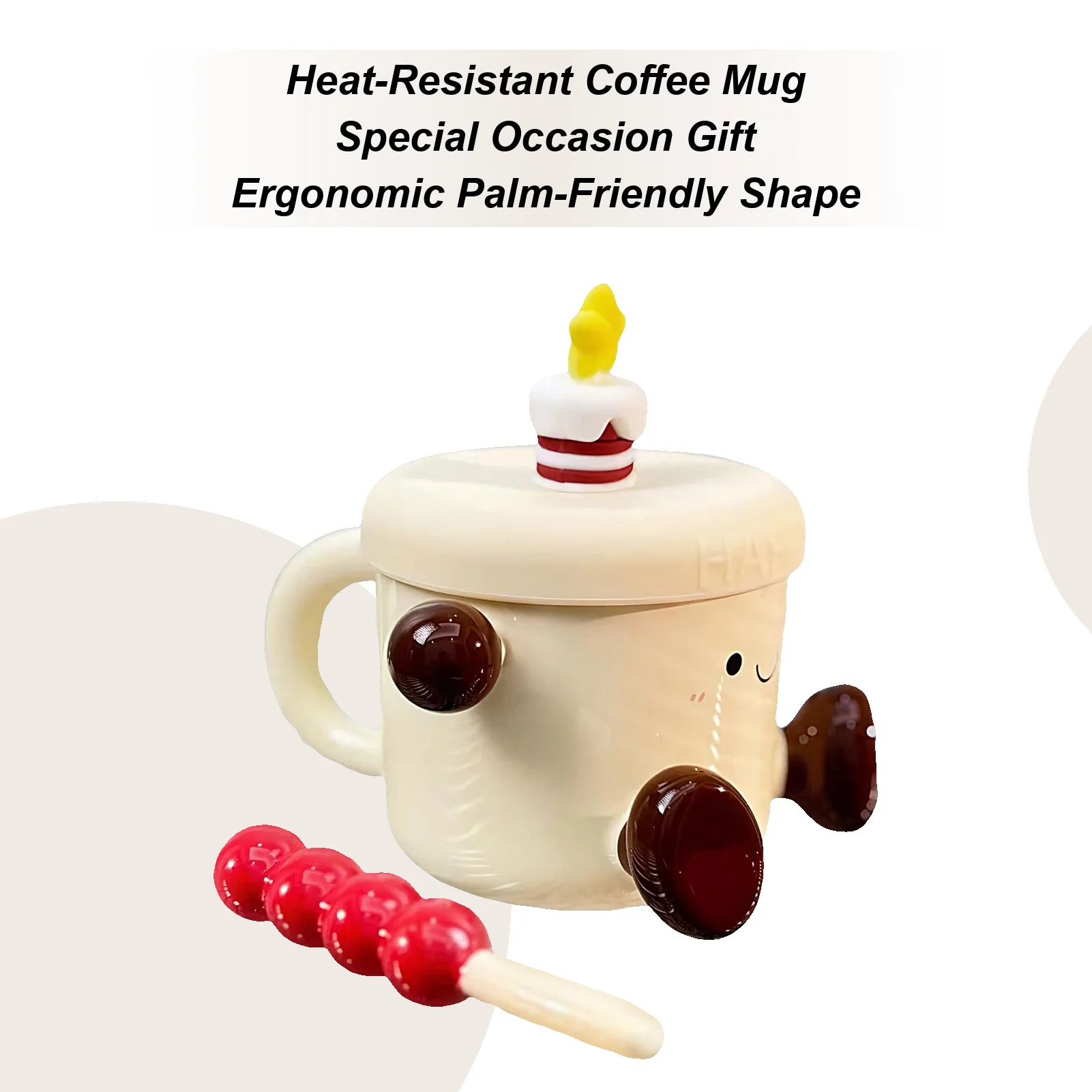 

Cute Footprint Ceramic Mug High-Temperature Resistant Tea Drinkware With Lid Ceramic Coffee Cup Birthday Gift For Cappuccino