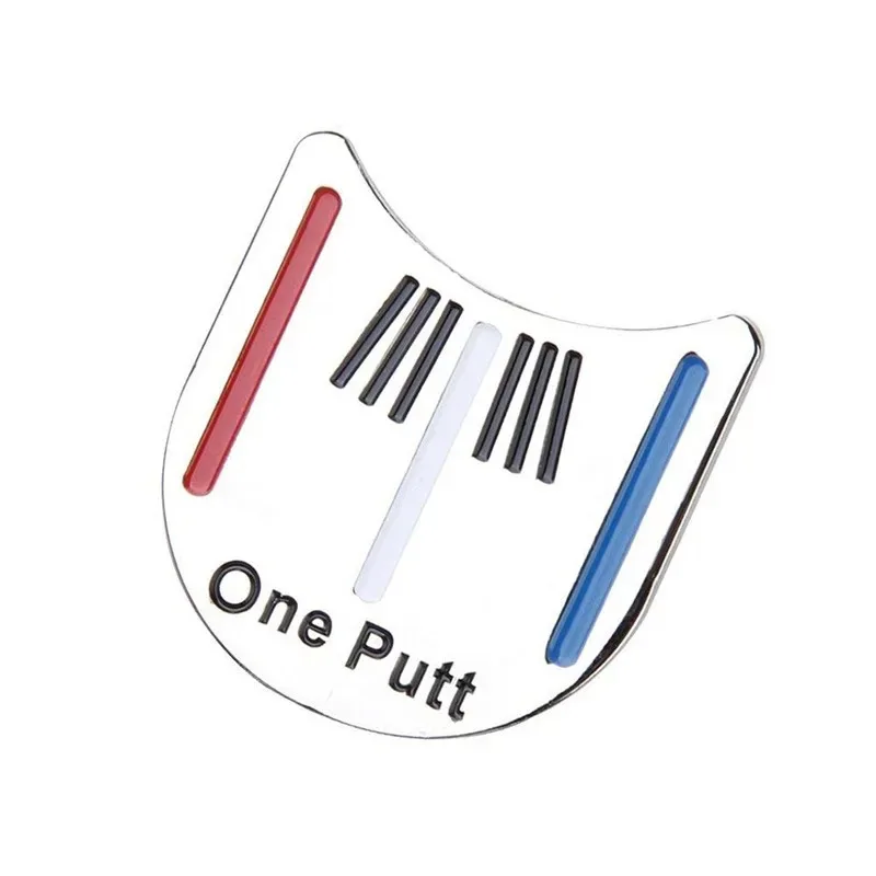 Golf Hat Clips Golf Putting Alignment Tool Ball Marker One Putt Magnetic Hat Clips for Sport Golf Club Training