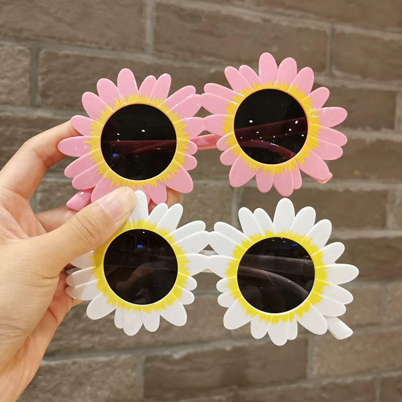 Party Sunglasses Cute Sun Flower Daisy Sun Glasses Funny Party Dramatic Cosplay Eyewear Children's photo accessories