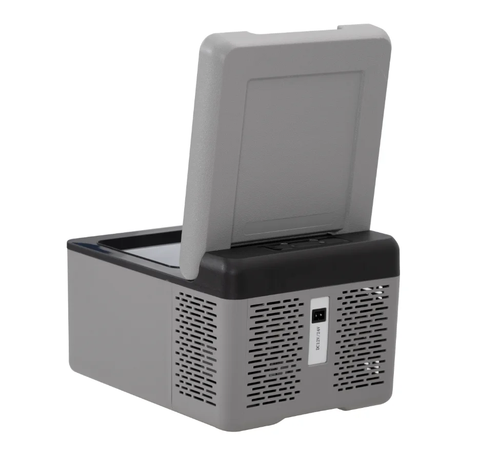 Portable Mini Car Fridge Freezer 9L 12L, Support 12/24V DC 110-240V AC Power, Cooling Cooler for Vehicle, RV, Camping & Home