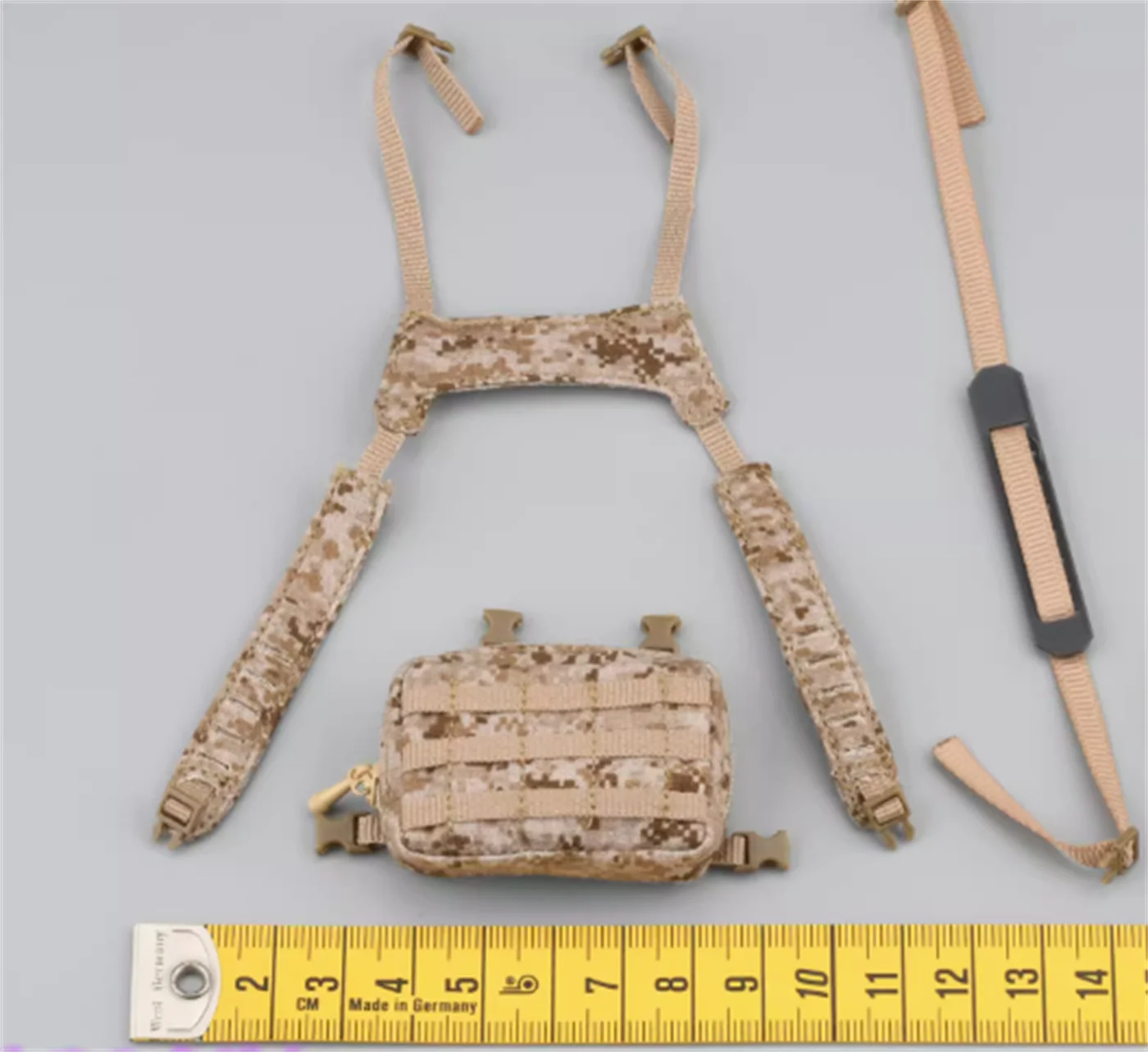 i-bag 1/6 i-b05 E Mil-Tec Soldier Molle Chesting Hanging Bag E Model for 12'' Fit 12'' Solider Action Figure  Toys