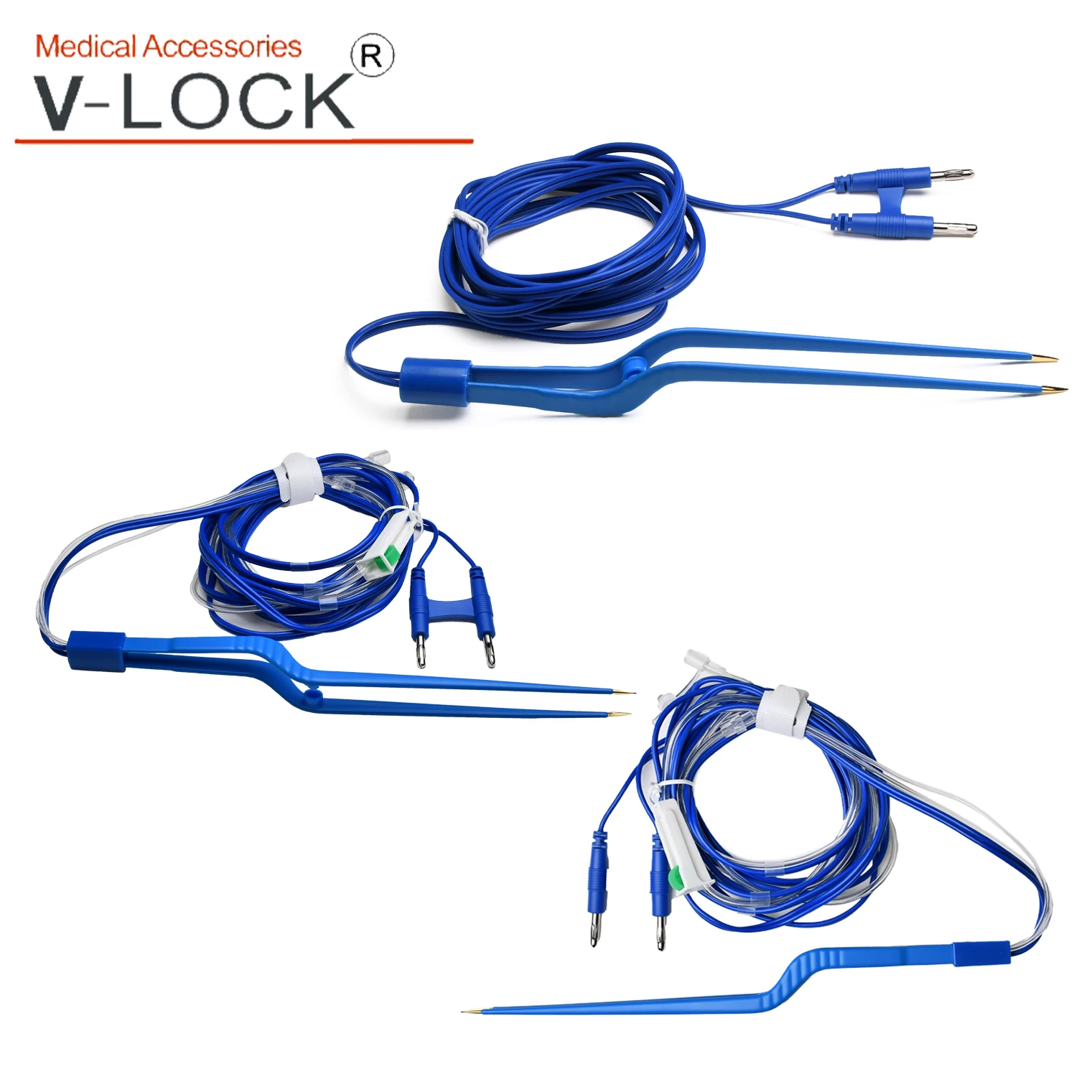 

Одноразовые байонетные биполярные львицы с кабелем длиной 3 м, двойным разъемом 4,0 мм и водяной трубкой длиной 1,2 м.