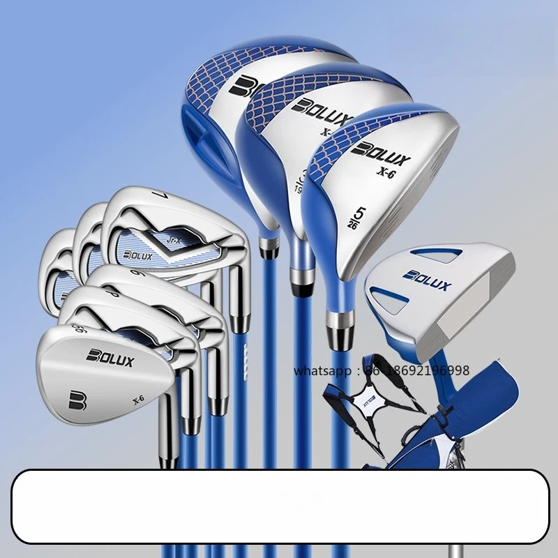 

Новый детский комплект клюшек для гольфа BOLUX для мальчиков-подростков, легкий карбоновый полный комплект
