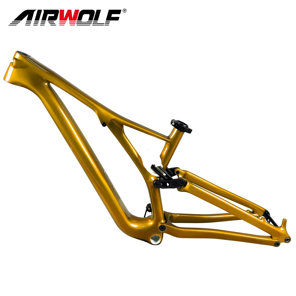 Airwolf T1100 Full Suspension Carbon MTB Frame Mountain Bicycle 29 Boost Frameset XC Shock dnm Light Cross Country Cycling