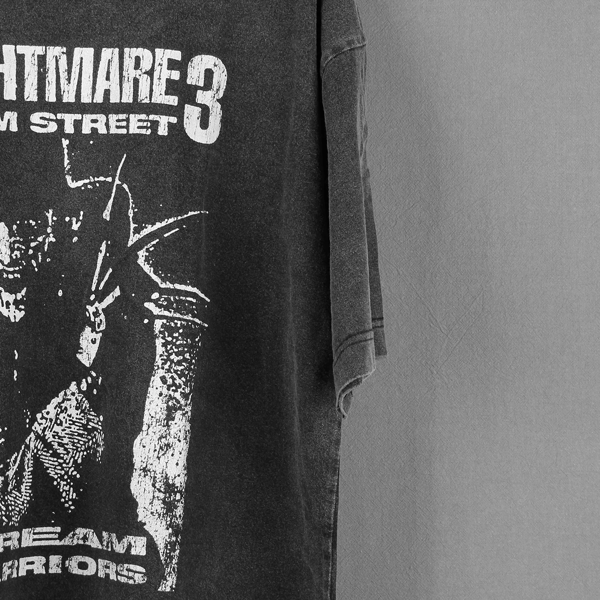 Freddy Krueger T-Shirt Dream Warriors Horror Movie Jason Voorhees Washed Loose fit Retro Men Sumemr Cotton Tee Shirt