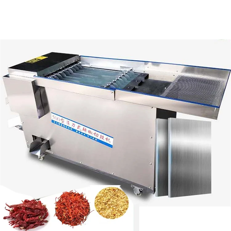 Pepper cutting machine /  dry pepper slicer /  commercial pepper seed separator