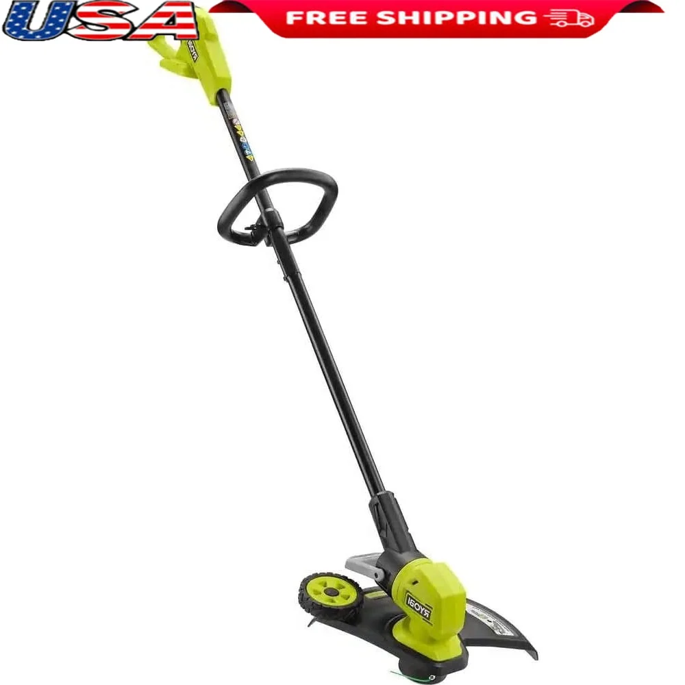 

Cordless Battery String Trimmer Edger 18V Lightweight Adjustable Cutting Width Auto Feed Line Head Variable Speed Trigger