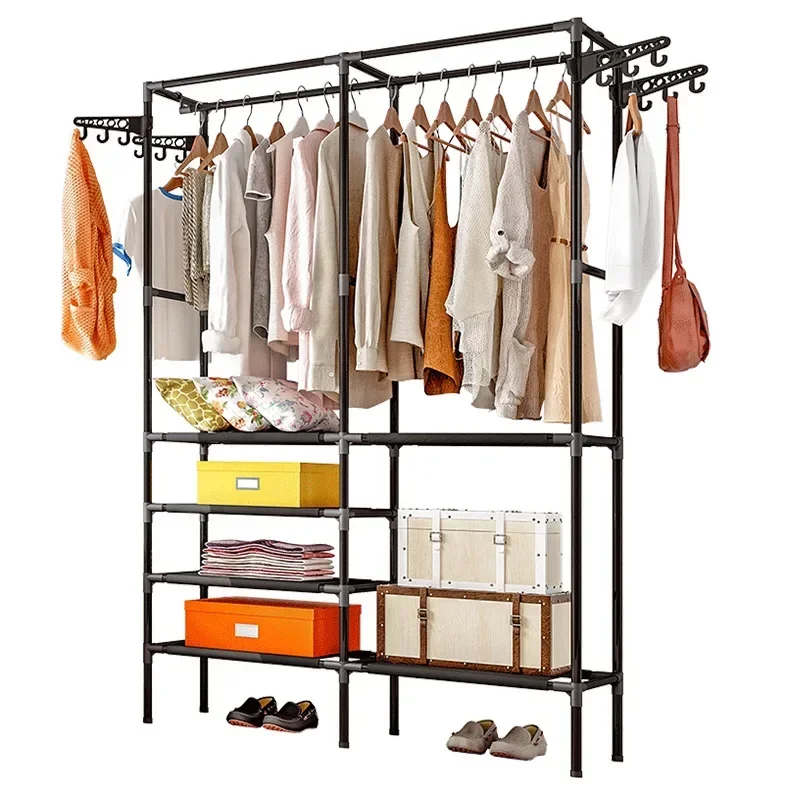 

Coat Rack Floor Bedroom Hanger Simple Household Hanger Economical Rack вешалка для одежды perchero вешалка напольная