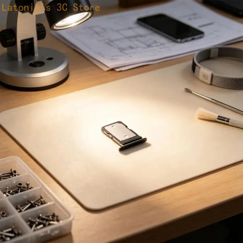Ersatzkartenfach aus Kunststoff für Telefonreparaturzwecke, spezifische Gerätepassung, geformter Rahmen, Metallkontaktplatte – Detail 7