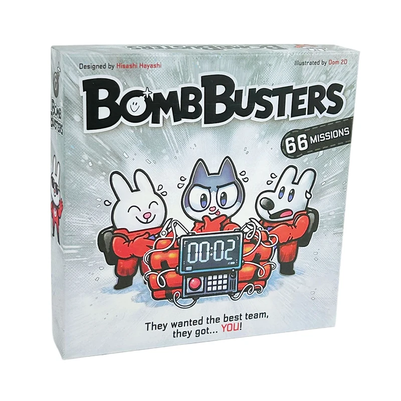 

Bombbusters Fun Card Game Cooperative Strategy for Family Game Night Great for Kids and Adults