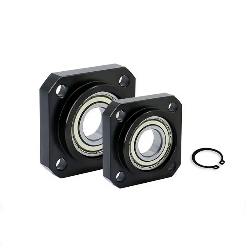 نهاية المسمار FK12 FF12 تدعم دعم نهاية المسمار الكروي CNC جزء FKFF12
