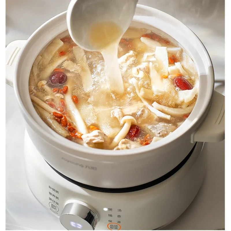 Electric Stewpot Soup Pot Casserole Plug-in Automatic Ceramic Stew Slow Cooker Porridge Boiling Stew Cocina Home Appliance