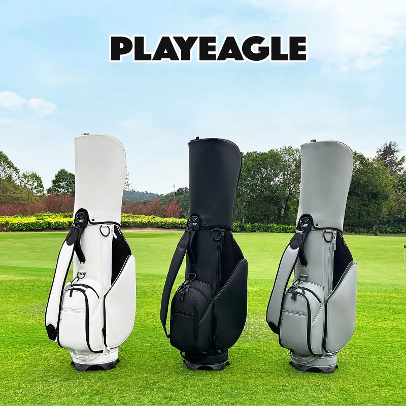 

PLAYEAGLE 2025 New Standard Golf Bag Solid Color Simple Style Men's and Women's Single Shoulder Golf Club Bag JYFBZQB01