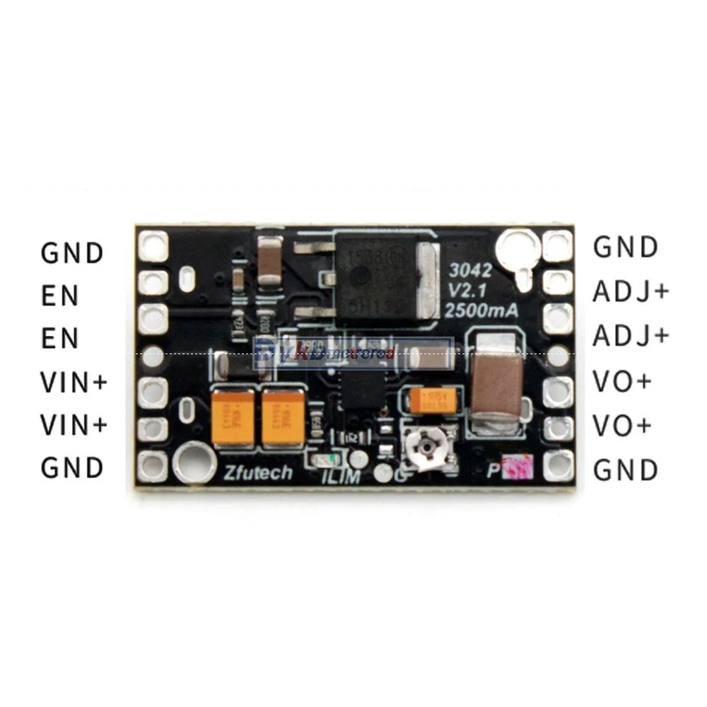 Imagem -02 - Baixo Ruído Regulador Linear Tensão rf Adc Dac Módulo de Alimentação Dc-dc Step-down 3.3v 5v 9v 12v 15v Lt3042 rf