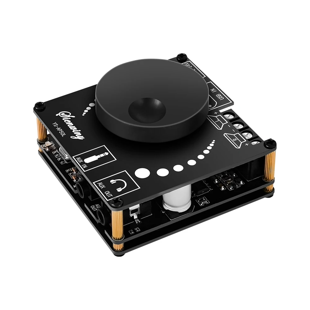 

YS-AP50L Digital Power Audio Amplifier Board 50Wx2 Audio Power Amplifier Bluetooth-compatible 5.1 DIY Home Audio Modification
