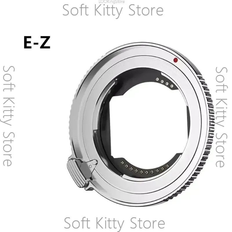 E-Z Auto Focus Lens Adapter Sony E to Nikon Z Camera Mount Compatible with Nikon Z5 Z6II Z7 ZF Z8 Z30