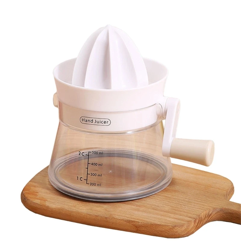 Simple Manual Press Tool Essential Hand Cranked Fruit Squeeze Juicer