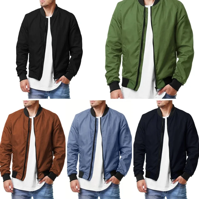 New Military Jacket Men's Slim Bomber Jacket Spring Autumn R Men Outerwear Ma-1 Aviator Pilot Air Bomber Jackes and Coat Male