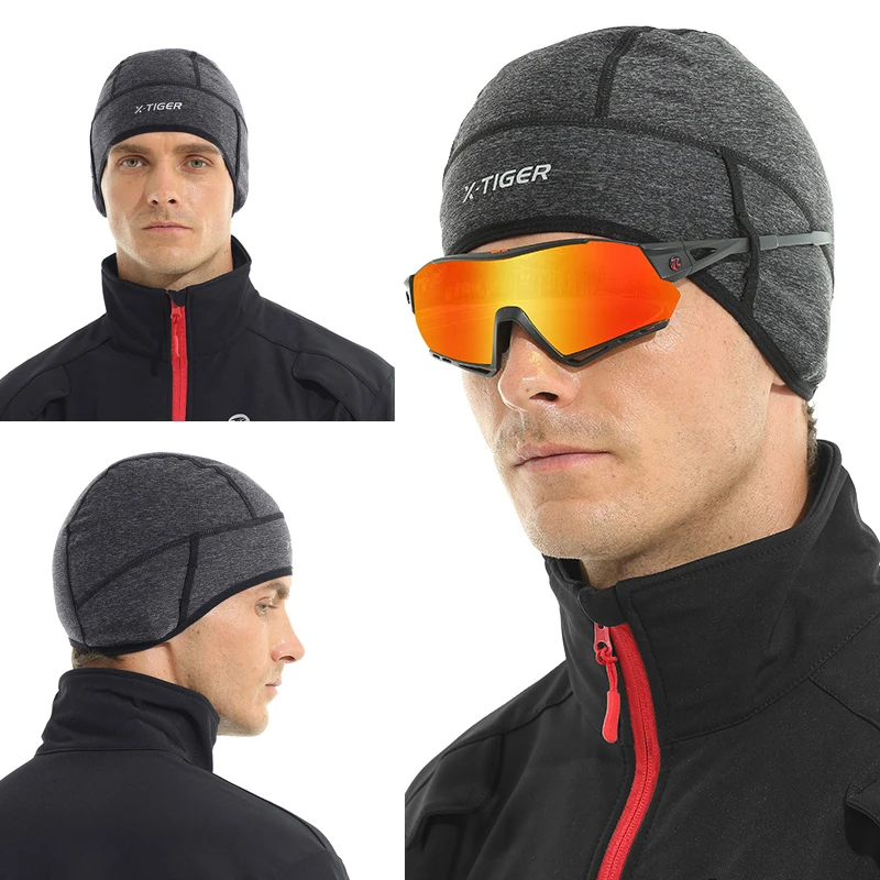 Casquette de cyclisme en tissu polaire pour homme et femme, chapeau de Ski, de Sport en plein air, de course, de pêche, d\'équitation, garde au