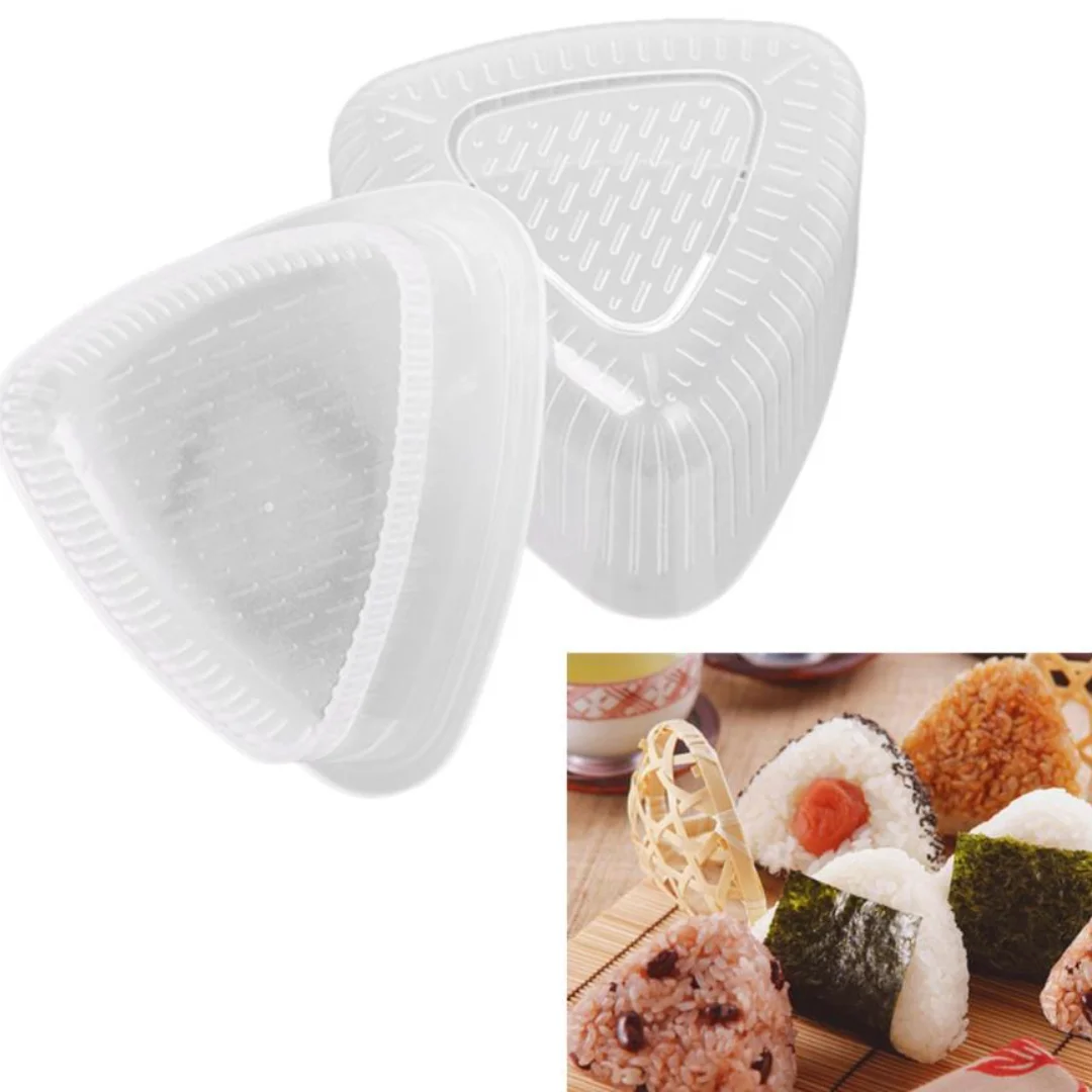 2pcs/set Onigiri Mold Accessories Kit Maker Sushi Bento 2pcs/4pcs/set Sushi Sushi Ball Japanese DIY Triangular Food Sushi Mold