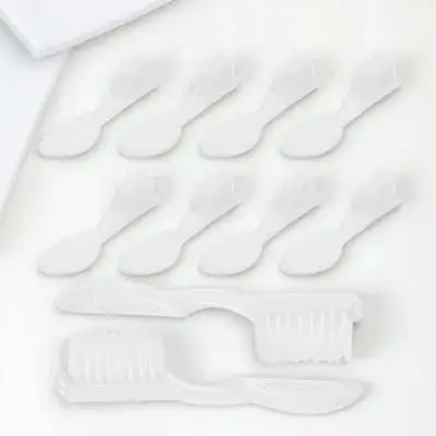 

20pcs Handle Toothbrush Toothbrush Soft Bristle Small Cleaning Mini Portable Hygienic Nylon Travel Toothbrushes