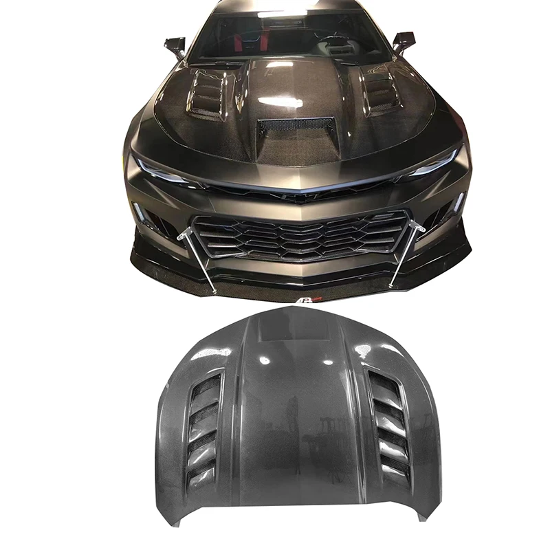 

2025 NEW MBJ Style Car Engine Cover Suitable for Chevrolet Camaro 6th Generation Carbon Fiber Engine Bonnet