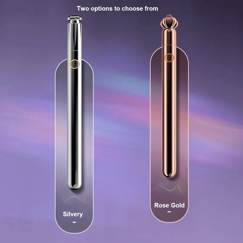 

1pcs Portable Metal Stick Massage Vibrates Relax Body Waterproof Mute Washable For Men Women