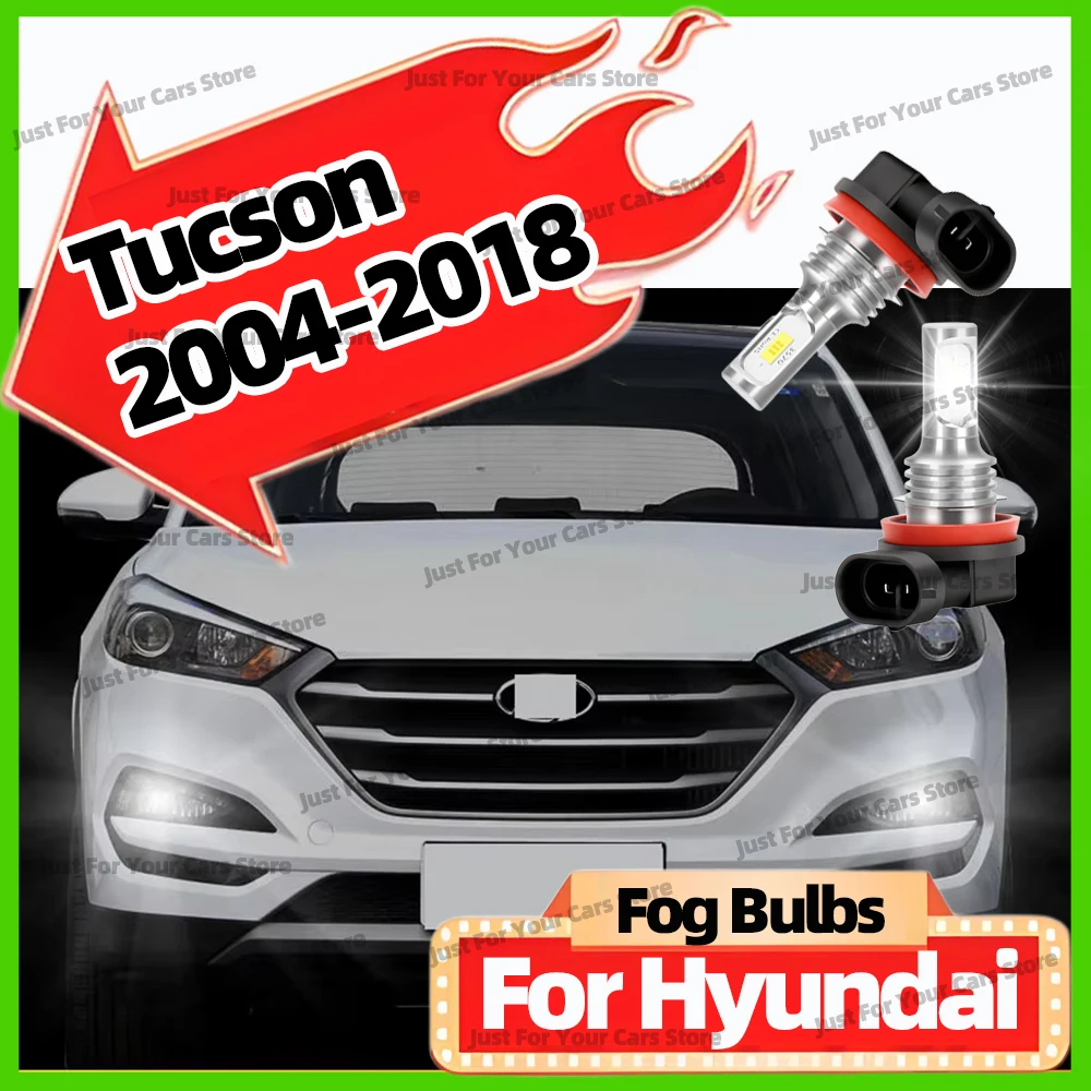 2X Led Front Fog Li…