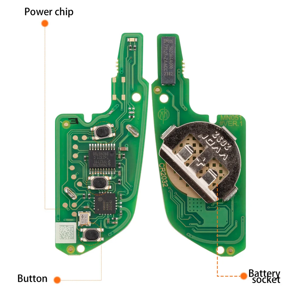 مفتاح Xhorse اللاسلكي عن بعد XNLEX0EN لأزرار Lexus Type 3 #3